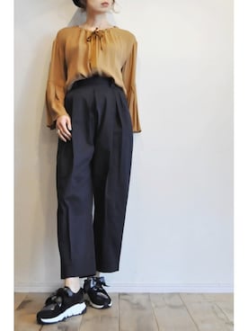「RehersalL（リハーズオール）のアイテム」を使った、chaosbohemiaさん（レディース・165cm）の冬コーディネート