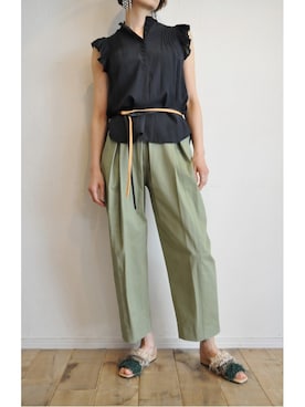 「RehersalL（リハーズオール）のアイテム」を使った、chaosbohemiaさん（レディース・165cm）の春コーディネート