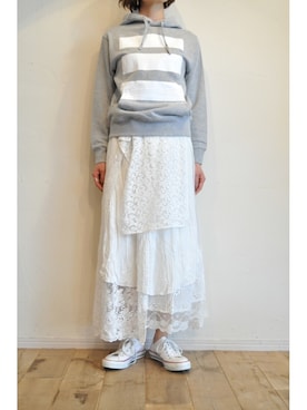「margaux（マルゴー）のアイテム」を使った、chaosbohemiaさん（レディース・165cm）の春コーディネート