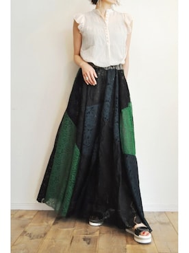 「RehersalL（リハーズオール）のアイテム」を使った、chaosbohemiaさん（レディース・165cm）の春コーディネート