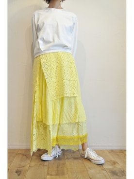 「RehersalL（リハーズオール）のアイテム」を使った、chaosbohemiaさん（レディース・165cm）の春コーディネート