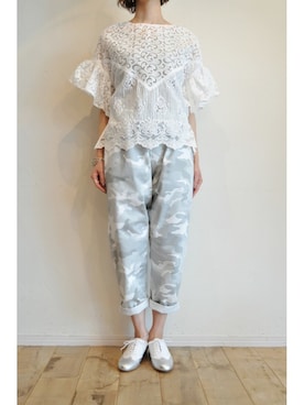 「Luca Grossi（ルーカグロッシ）のアイテム」を使った、chaosbohemiaさん（レディース・165cm）の春コーディネート