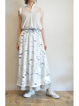 「RehersalL（リハーズオール）のアイテム」を使った、chaosbohemiaさん（レディース・165cm）の夏コーディネート
