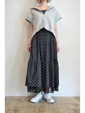 「margaux（マルゴー）のアイテム」を使った、chaosbohemiaさん（レディース・165cm）の夏コーディネート