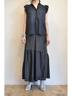 「MANA（マナ）のアイテム」を使った、chaosbohemiaさん（レディース・165cm）の夏コーディネート