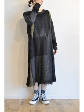 「RehersalL（リハーズオール）のアイテム」を使った、chaosbohemiaさん（レディース・165cm）の秋コーディネート
