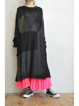 「thomasmagpie」｜「アイテム（ワンピース）」を使った、chaosbohemiaさん（レディース・165cm）の秋コーディネート