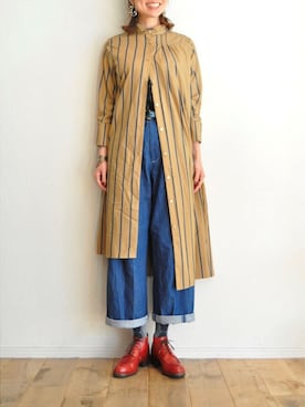 「hippiness（ヒッピネス）のアイテム」を使った、chaosbohemiaさん（レディース・165cm）の冬コーディネート