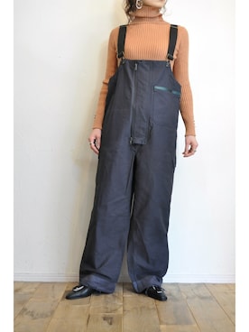 「リブタートルネック」｜「アイテム（パンツ）」を使った、chaosbohemiaさん（レディース・165cm）の冬コーディネート