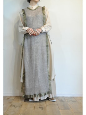 「キュプラ」｜「アイテム（その他シューズ）」を使った、chaosbohemiaさん（レディース・165cm）の春コーディネート