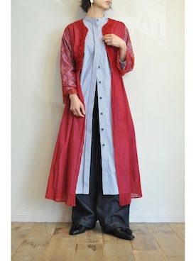 「RehersalL（リハーズオール）のアイテム（その他アウター）」を使った、chaosbohemiaさん（レディース・165cm）の春コーディネート