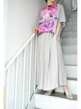 「RehersalL（リハーズオール）のアイテム」を使った、chaosbohemiaさん（レディース・165cm）の春コーディネート