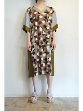 「グリッター」｜「アイテム（ワンピース/ドレス）」を使った、chaosbohemiaさん（レディース・165cm）の夏コーディネート