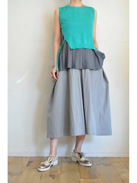 「Luca Grossi（ルーカグロッシ）のアイテム（その他シューズ）」を使った、chaosbohemiaさん（レディース・165cm）の夏コーディネート