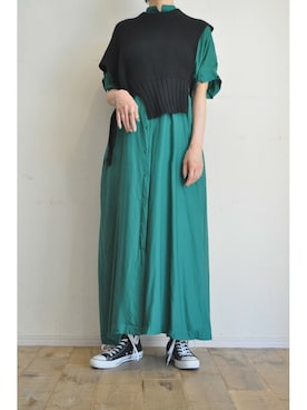 「hippiness（ヒッピネス）のアイテム」を使った、chaosbohemiaさん（レディース・165cm）の秋コーディネート