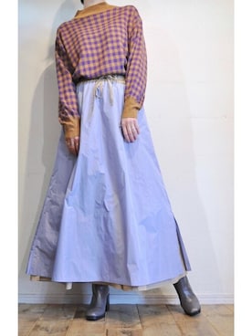 「--（--）のアイテム（スカート）」を使った、chaosbohemiaさん（レディース・165cm）の冬コーディネート
