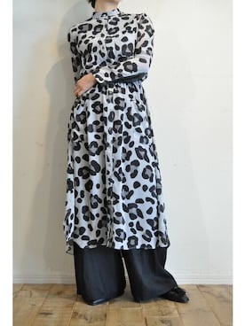 「キュプラ」｜「アイテム（ワンピース/ドレス）」を使った、chaosbohemiaさん（レディース・165cm）の冬コーディネート