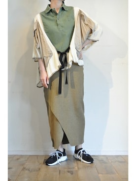 「EACH.（イーチ）のアイテム」を使った、chaosbohemiaさん（レディース・165cm）の春コーディネート