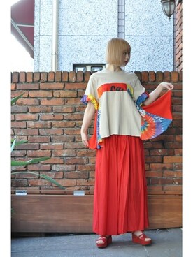 「RehersalL（リハーズオール）のアイテム」を使った、chaosbohemiaさん（レディース・168cm）の春コーディネート