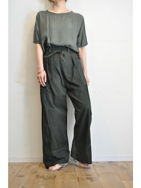 「パッチワークパンツ」｜chaosbohemiaさん（レディース・165cm）の夏コーディネート