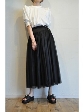 「thomasmagpie」｜chaosbohemiaさん（レディース・165cm）の夏コーディネート