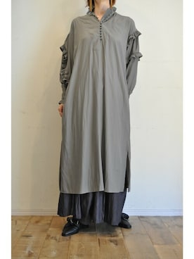 「キュプラパンツ」｜chaosbohemiaさん（レディース・165cm）の夏コーディネート