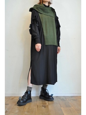 「RehersalL（リハーズオール）のアイテム」を使った、chaosbohemiaさん（レディース・165cm）の秋コーディネート