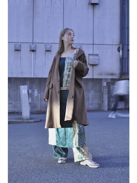 「カシミヤ」｜「アイテム（ワンピース/ドレス）」を使った、chaosbohemiaさん（レディース・165cm）の秋コーディネート