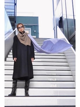 「カシミヤ」｜chaosbohemiaさん（レディース・165cm）の秋コーディネート