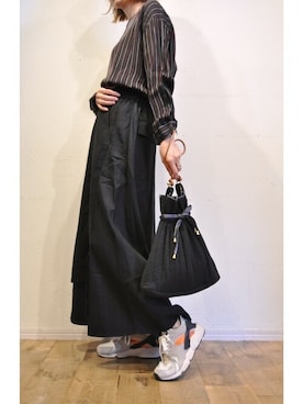 「タックイン」｜chaosbohemiaさん（レディース・165cm）の冬コーディネート