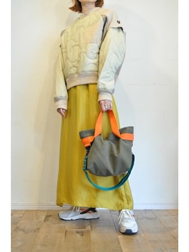 「アイテム（ジャージ）」を使った、chaosbohemiaさん（レディース・165cm）の冬コーディネート