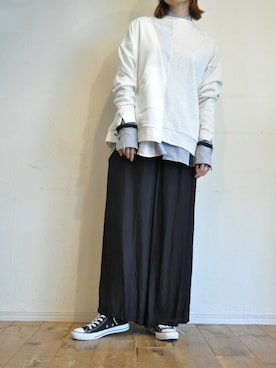 「blanc basque（ブランバスク）のアイテム」を使った、chaosbohemiaさん（レディース・165cm）の冬コーディネート