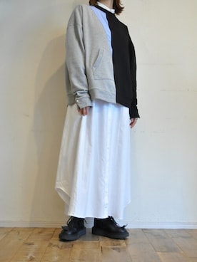 「blanc basque（ブランバスク）のアイテム」を使った、chaosbohemiaさん（レディース・165cm）の冬コーディネート