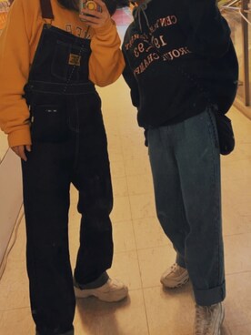 「NIKE AIR MAX 2 STRONG（ナイキエアマックス2ストロング）のアイテム」を使った、asagakita1214さん（レディース・151cm）の春コーディネート