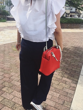 「OPENING CEREMONY（オープニングセレモニー）のアイテム（デニムパンツ）」を使った、HEMMY.さん（レディース・157cm）の秋コーディネート