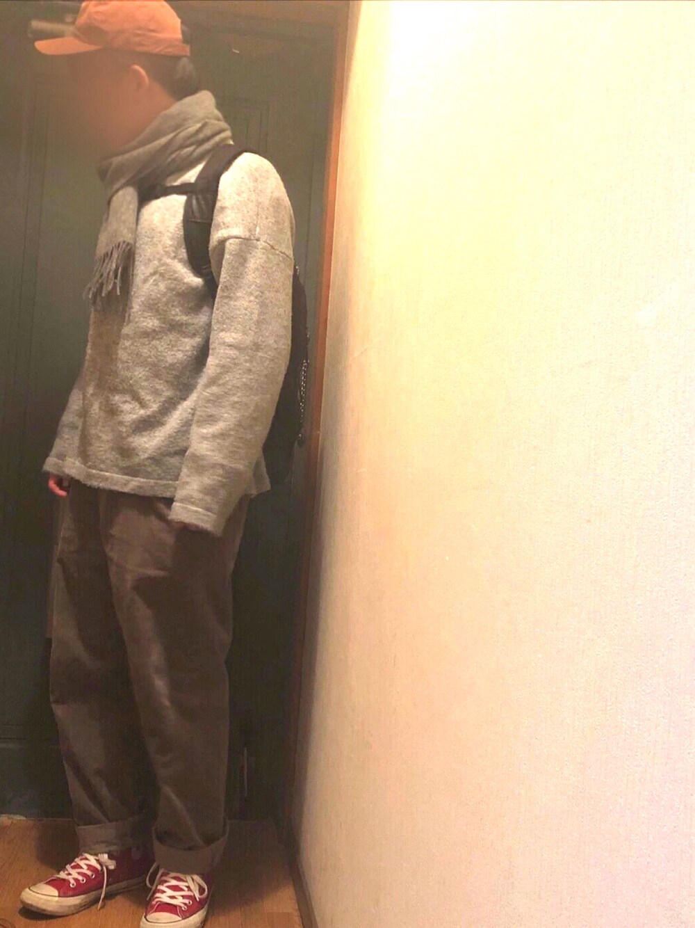 「stussy、niko and…、SENSE OF PLACE by URBAN RESEAR、GU」｜「STUSSYのWax Cotton Low Pro Cap（キャップ、ブラウン系）」を使った、あ   す   かさん（メンズ・171cm）の冬コーディネートの1枚目の写真