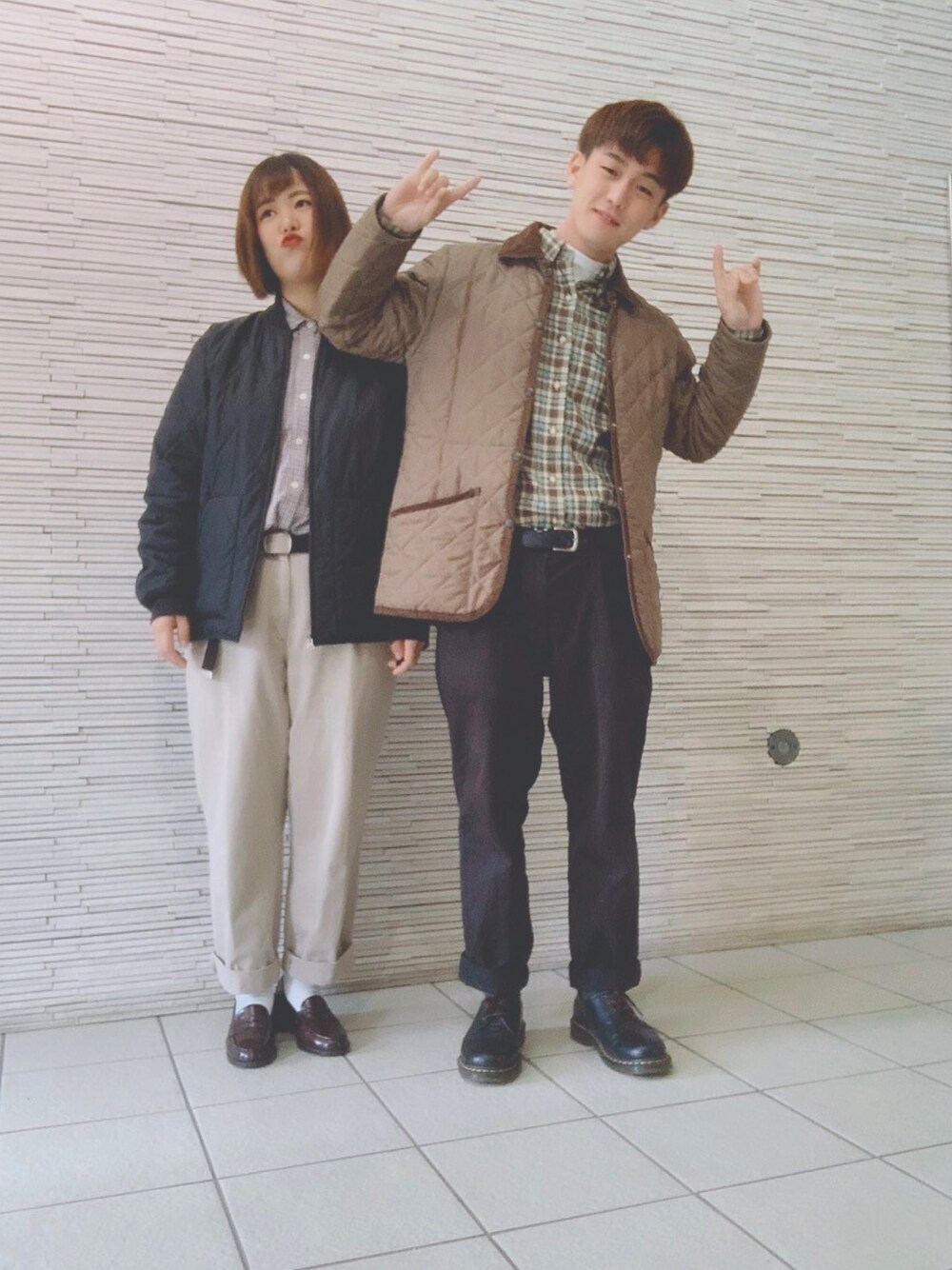 「coen、Polo Ralph Lauren、Dr.Martens」｜「USEDのアイテム（ブルゾン、ブラウン系）」を使った、あ   す   かさん（メンズ・173cm）の冬コーディネートの1枚目の写真