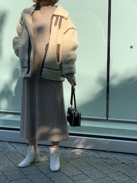 「OZOC（オゾック）のアイテム（ワンピース）」を使った、shangtianqingxiangさん（レディース・160cm）の夏コーディネート