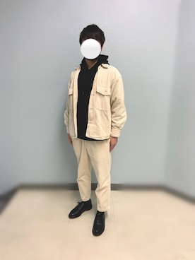 「Dr. Martens（ドクターマーチン）のアイテム（モカシン/デッキシューズ）」を使った、しょうさん（メンズ・172cm）の冬コーディネート