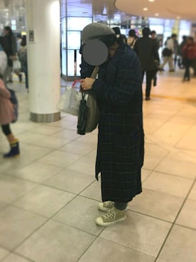 「Graphpaper（グラフペーパー）のアイテム（ワンピース/ドレス）」を使った、ﾌﾟﾚｲﾘｨさん（レディース・163cm）の秋コーディネート