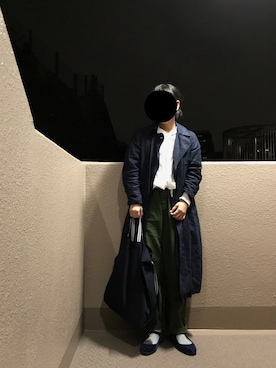 「ARMEN（アーメン）のアイテム（ジャケット/アウター）」を使った、ﾌﾟﾚｲﾘｨさん（レディース・163cm）の春コーディネート