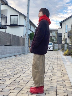 RiKu.さん（メンズ・171cm）の冬コーディネート