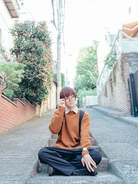 RiKu.さん（メンズ・171cm）の冬コーディネート