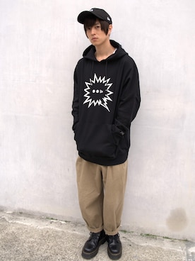 「R.R.G.S（アールアールジーエス）のアイテム」を使った、RiKu.さん（メンズ・171cm）の春コーディネート