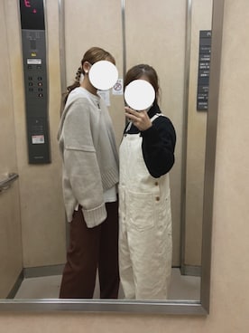 「アイテム（オールインワン・サロペット）」を使った、知さん（レディース・144cm）の秋コーディネート