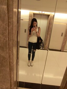 A land | デニムパンツ