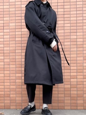 「RAGEBLUE（レイジブルー）のアイテム（ローファー）」を使った、Rrさん（メンズ・176cm）の春コーディネート