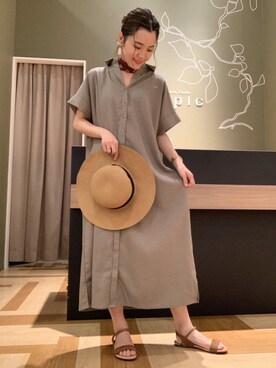 marinaさん（レディース・157cm）の夏コーディネート