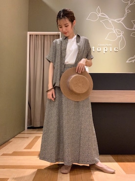 marinaさん（レディース・158cm）の夏コーディネート