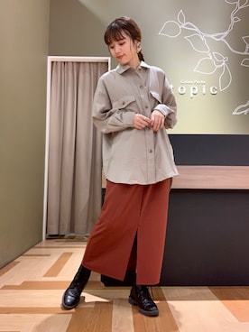 marinaさん（レディース・158cm）の秋コーディネート